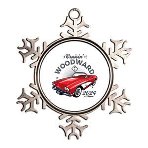 Cruisin Woodward 2024 1961 Chevrolet Corvette Metallic Star Ornament