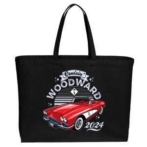 Cruisin Woodward 2024 1961 Chevrolet Corvette Cotton Canvas Jumbo Tote