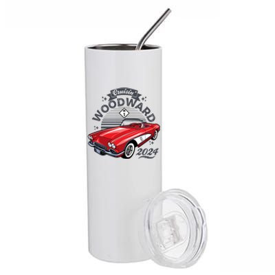 Cruisin Woodward 2024 1961 Chevrolet Corvette Stainless Steel Tumbler