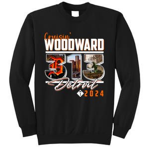 Cruisin Woodward 313 Detroit Michigan 2024 M1 Sweatshirt