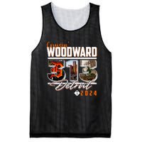 Cruisin Woodward 313 Detroit Michigan 2024 M1 Mesh Reversible Basketball Jersey Tank