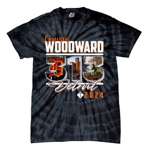 Cruisin Woodward 313 Detroit Michigan 2024 M1 Tie-Dye T-Shirt