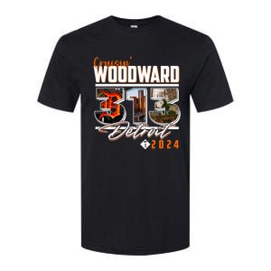 Cruisin Woodward 313 Detroit Michigan 2024 M1 Softstyle CVC T-Shirt