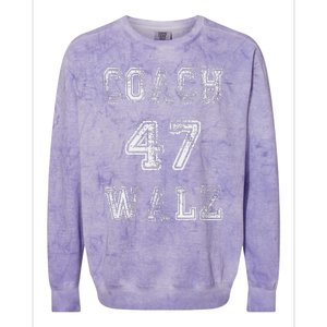 Coach Waltz 47 Harris Waltz 2024 Coach Walz Harris Walz 2024 Colorblast Crewneck Sweatshirt