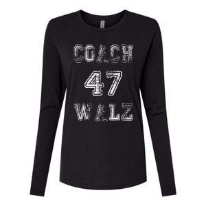 Coach Waltz 47 Harris Waltz 2024 Coach Walz Harris Walz 2024 Womens Cotton Relaxed Long Sleeve T-Shirt