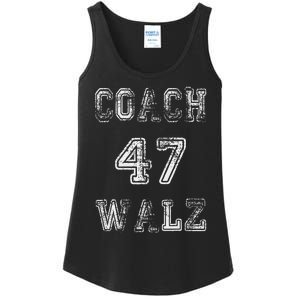 Coach Waltz 47 Harris Waltz 2024 Coach Walz Harris Walz 2024 Ladies Essential Tank