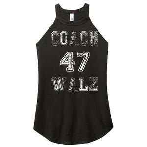 Coach Waltz 47 Harris Waltz 2024 Coach Walz Harris Walz 2024 Women's Perfect Tri Rocker Tank