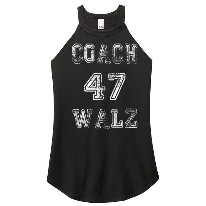 Coach Waltz 47 Harris Waltz 2024 Coach Walz Harris Walz 2024 Women's Perfect Tri Rocker Tank