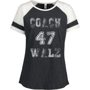 Coach Waltz 47 Harris Waltz 2024 Coach Walz Harris Walz 2024 Enza Ladies Jersey Colorblock Tee