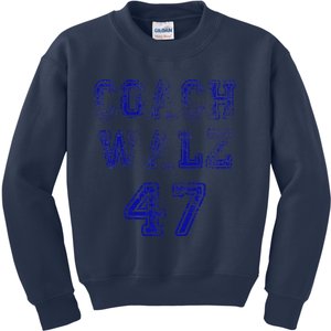 Coach Waltz 47 Harris Waltz 2024 Coach Walz Harris Walz 2024 Kids Sweatshirt