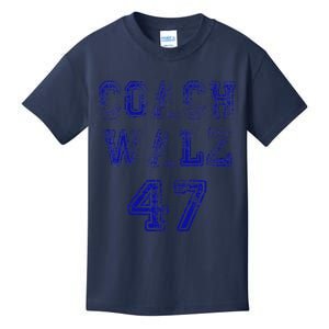 Coach Waltz 47 Harris Waltz 2024 Coach Walz Harris Walz 2024 Kids T-Shirt