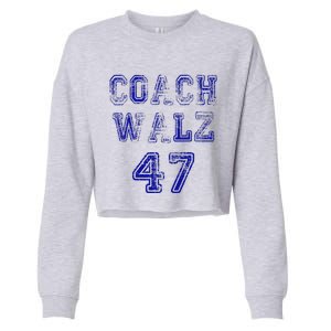 Coach Waltz 47 Harris Waltz 2024 Coach Walz Harris Walz 2024 Cropped Pullover Crew