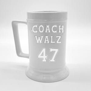 Coach Walz 47 Harris Walz 2024 Coach Waltz Harris Waltz 2024 Beer Stein