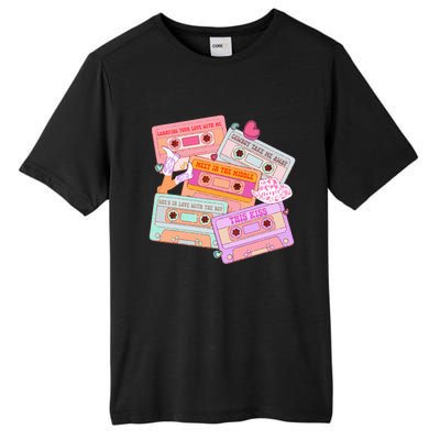 Cassettes Western 90s Country Music Valentine Tall Fusion ChromaSoft Performance T-Shirt