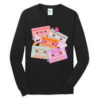 Cassettes Western 90s Country Music Valentine Tall Long Sleeve T-Shirt