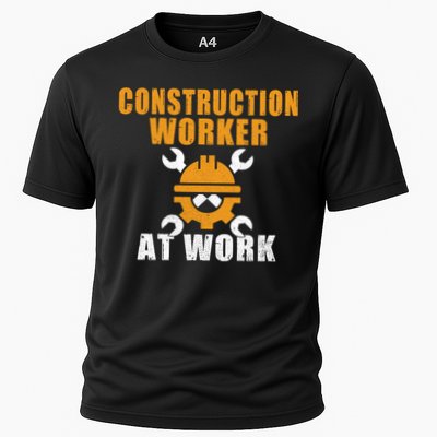 Construction Worker At Work Construction Worker Meaningful Gift Performance Shirt