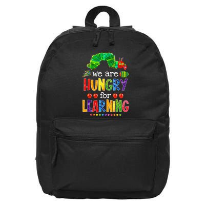 Caterpillar We Are Hungry For Learning 16 in Basic Backpack