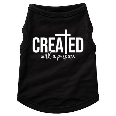 Created With A Purpose Christian Doggie Tank