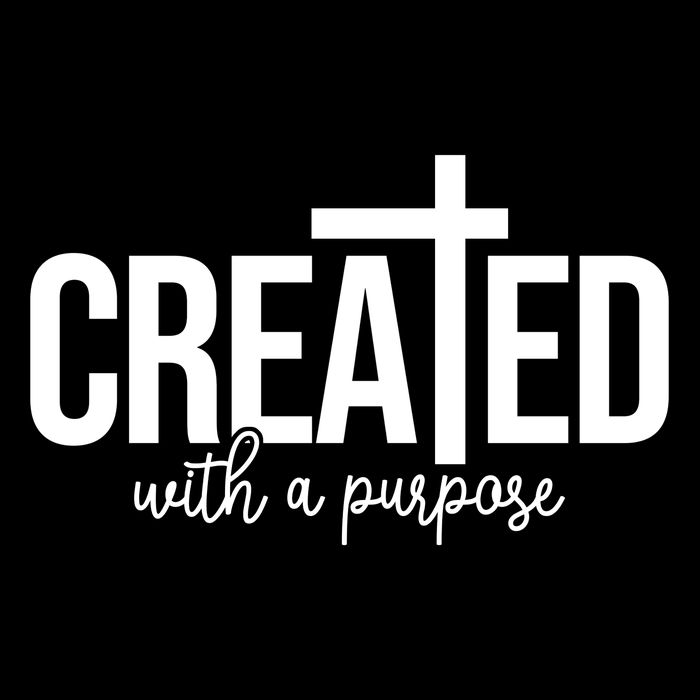 Created With A Purpose Christian 7-Panel Snapback Hat