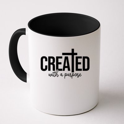 Created With A Purpose Christian Mug
