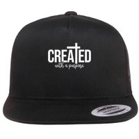 Created With A Purpose Christian Flatbill Hat