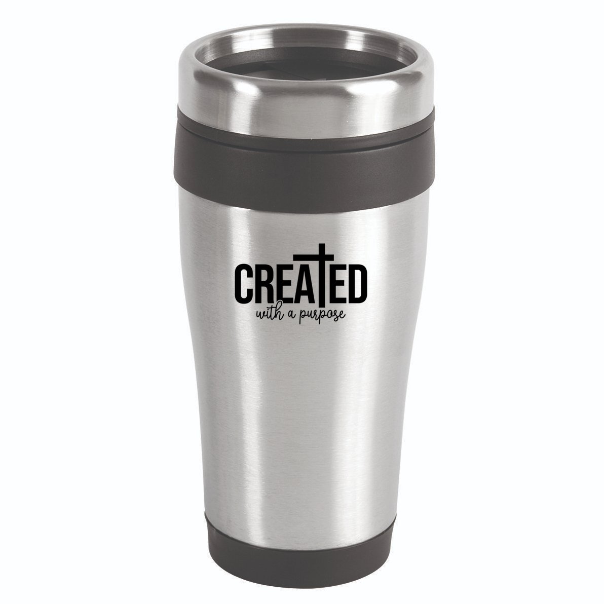 Created With A Purpose Christian 16oz Travel Tumbler