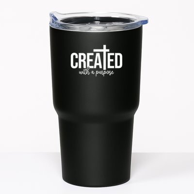 Created With A Purpose Christian Tumbler