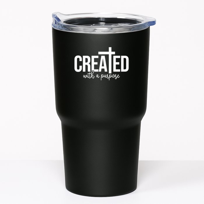 Created With A Purpose Christian Tumbler