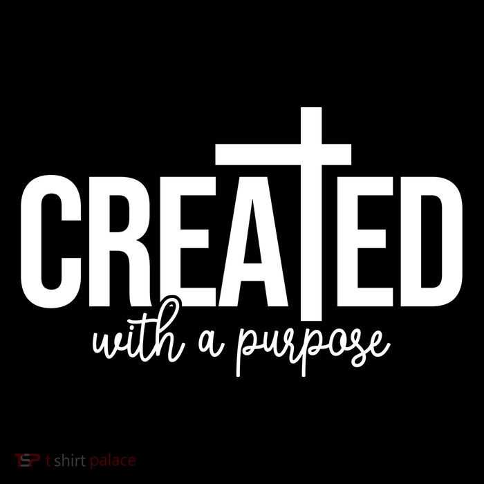 Created With A Purpose Christian Tall Sweatshirt