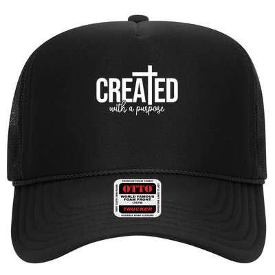 Created With A Purpose Christian Trucker Hat