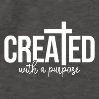 Created With A Purpose Christian Vector Backpack