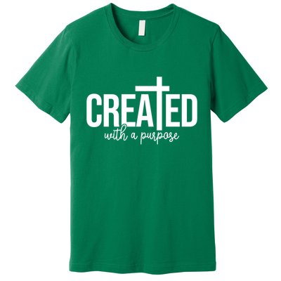 Created With A Purpose Christian Premium T-Shirt