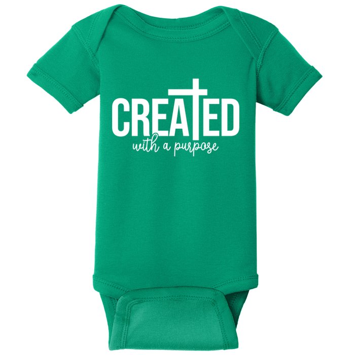 Created With A Purpose Christian Baby Bodysuit