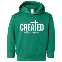 Created With A Purpose Christian Toddler Hoodie