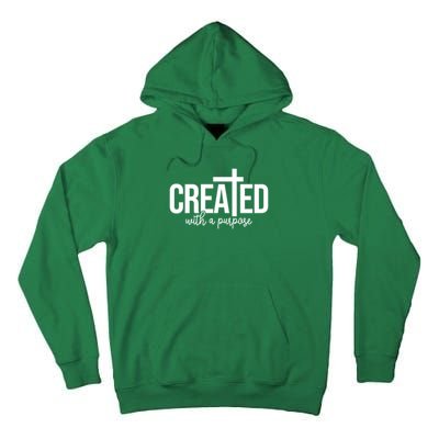Created With A Purpose Christian Tall Hoodie