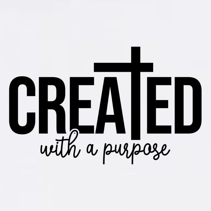Created With A Purpose Christian Garment-Dyed Sweatshirt