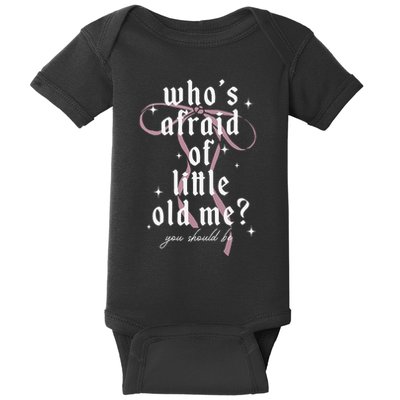 Coquette Whos Afraid Of Little Funny Old Me Baby Bodysuit