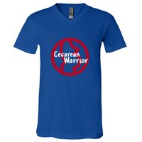 Cesarean Warrior Awareness Month Meaningful Gift V-Neck T-Shirt