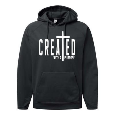 Created With A Purpose Jesus Performance Fleece Hoodie