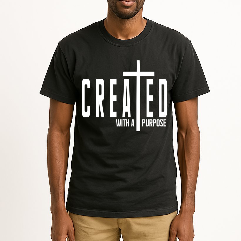 Created With A Purpose Jesus Tall T-Shirt