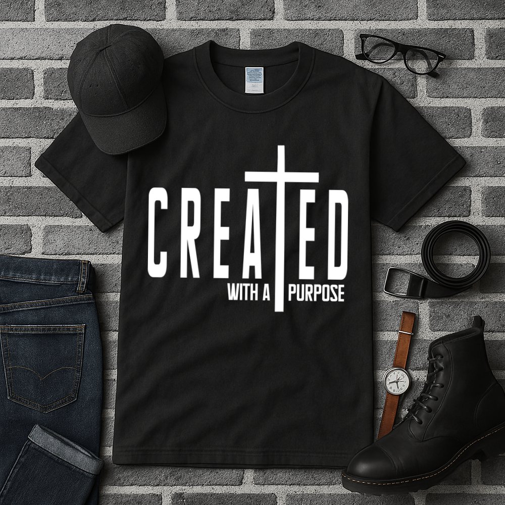 Created With A Purpose Jesus Tall T-Shirt
