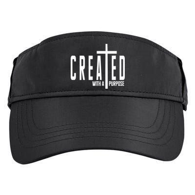 Created With A Purpose Jesus Adult Drive Performance Visor