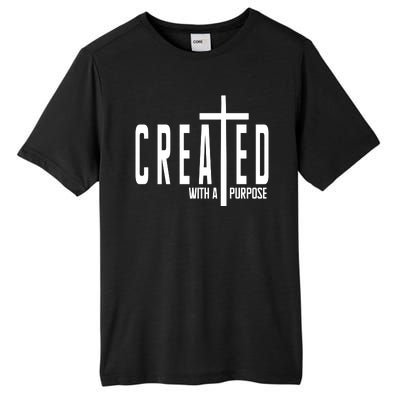 Created With A Purpose Jesus Tall Fusion ChromaSoft Performance T-Shirt