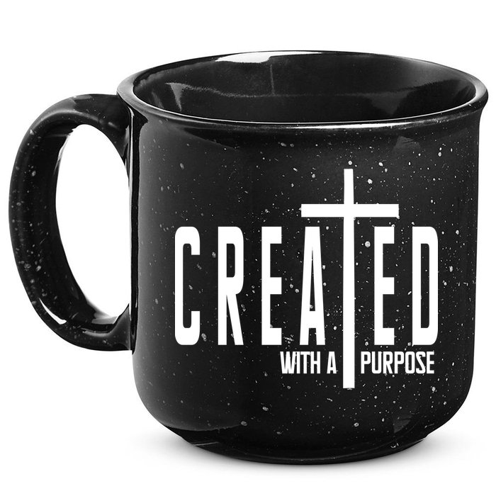 Created With A Purpose Jesus 15oz Campfire Ceramic Mug