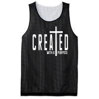 Created With A Purpose Jesus Mesh Reversible Basketball Jersey Tank