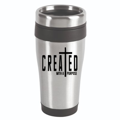 Created With A Purpose Jesus 16oz Travel Tumbler