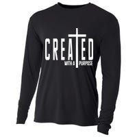 Created With A Purpose Jesus Cooling Performance Long Sleeve Crew