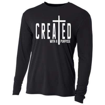 Created With A Purpose Jesus Cooling Performance Long Sleeve Crew