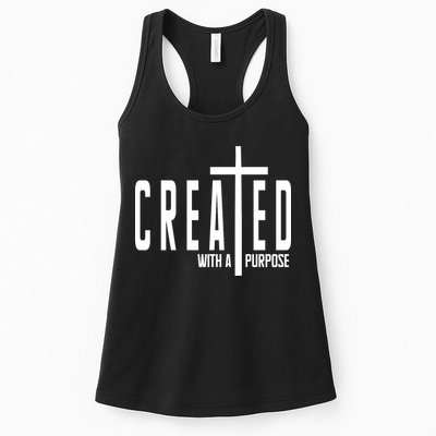 Created With A Purpose Jesus Womens Tank Top