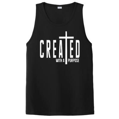 Created With A Purpose Jesus PosiCharge Competitor Tank